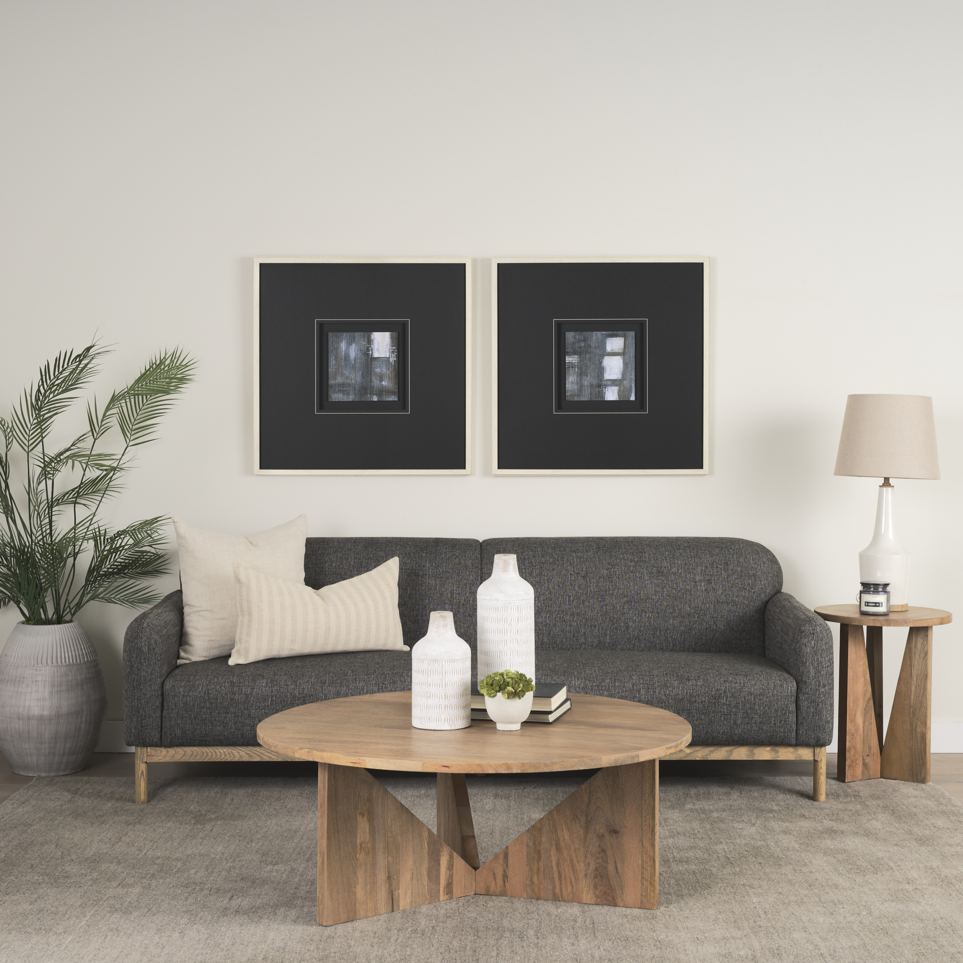 Tisha Small White W/ Terracotta Distressing Metal Vase 3 Tisha Small White W/ Terracotta Distressing Metal Vase - Image 3