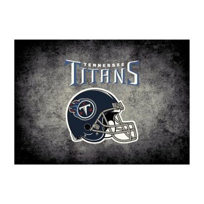 Titans 4x6 Distressed Officially Licensed NFL Area Rug