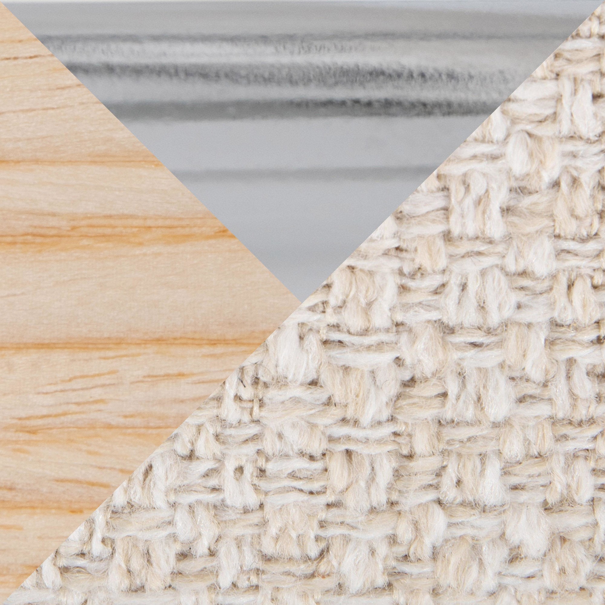 Toriano 24" Contemporary Natural/Cream Swivel Counter Stools (Set of 2) 7 Toriano 24" Contemporary Natural/Cream Swivel Counter Stools (Set of 2) - Image 7