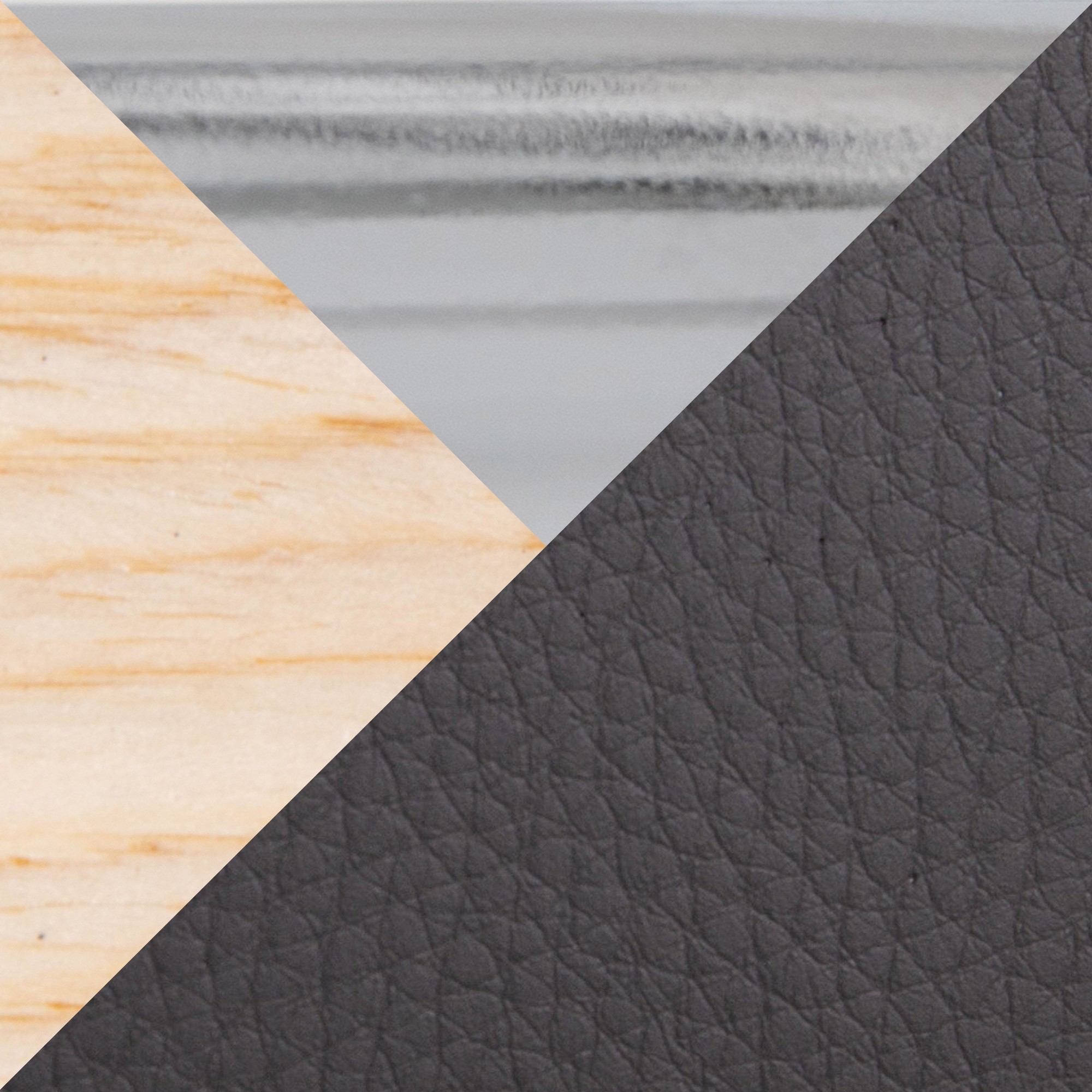 Toriano 24-Inch Contemporary Swivel Counter Stool in Natural Wood and Grey Faux Leather (Set of 2) (Set of 2) 9 Toriano 24-Inch Contemporary Swivel Counter Stool in Natural Wood and Grey Faux Leather (Set of 2) (Set of 2) - Image 9