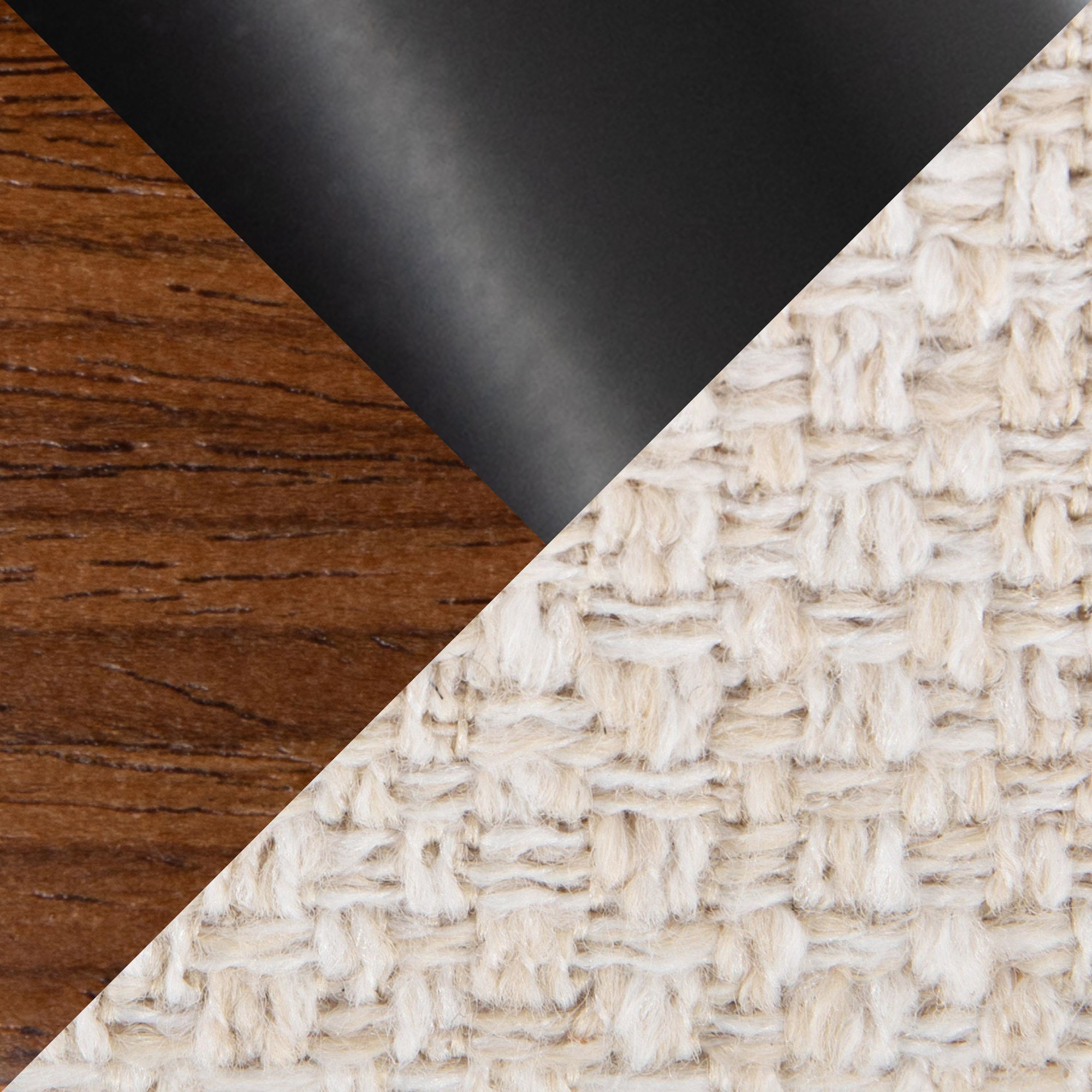 Toriano 24-Inch Mid-Century Modern Swivel Counter Stool in Walnut and Cream with Footrest (Set of 2) (Set of 2) 7 Toriano 24-Inch Mid-Century Modern Swivel Counter Stool in Walnut and Cream with Footrest (Set of 2) (Set of 2) - Image 7