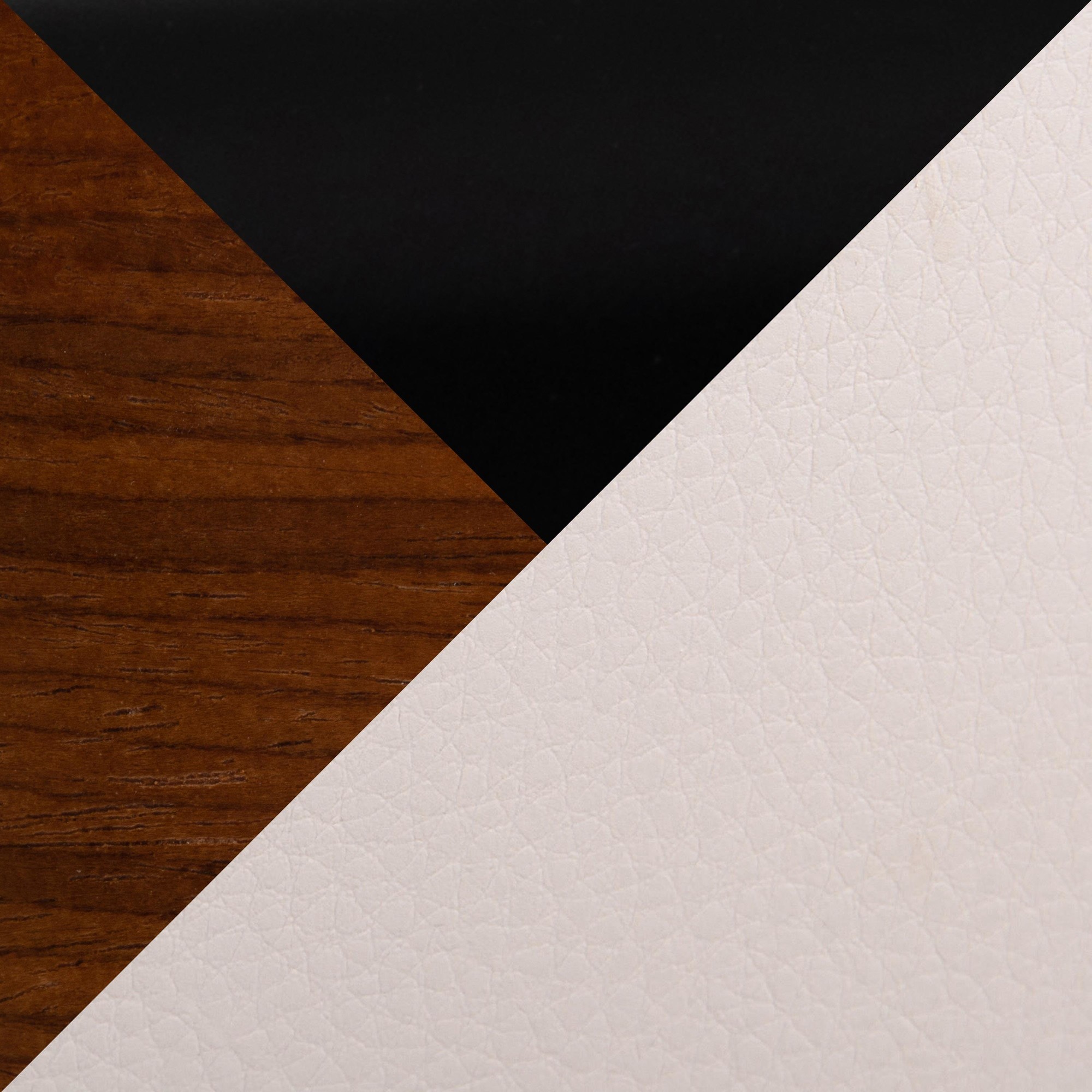 Toriano 24-Inch Mid-Century Modern Swivel Counter Stools in Walnut and Cream Faux Leather (Set of 2) (Set of 2) 11 Toriano 24-Inch Mid-Century Modern Swivel Counter Stools in Walnut and Cream Faux Leather (Set of 2) (Set of 2) - Image 11