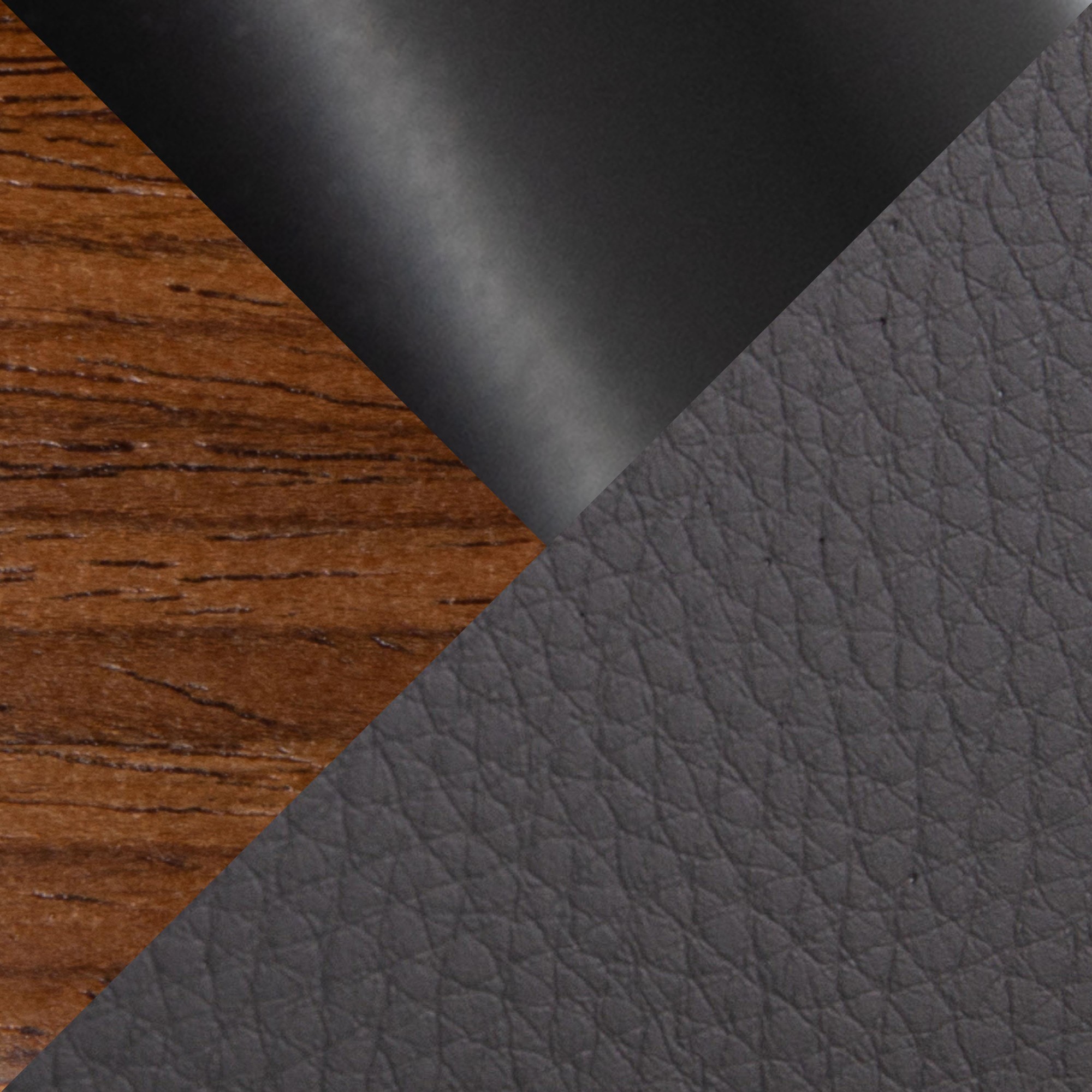 Toriano 24 Inch Mid-Century Modern Walnut Grey Swivel Stools (Set of 2) 7 Toriano 24 Inch Mid-Century Modern Walnut Grey Swivel Stools (Set of 2) - Image 7