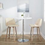 Toriano 26-Inch Whitewashed Wood Contemporary Swivel Counter Stool (Set of 2) 14 Toriano 26-Inch Whitewashed Wood Contemporary Swivel Counter Stool (Set of 2)