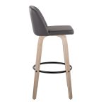 Toriano 30 Contemporary White-Washed Wood Swivel Barstools (Set of 2) 14 Toriano 30 Contemporary White-Washed Wood Swivel Barstools (Set of 2)