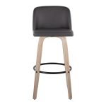 Toriano 30 Contemporary White-Washed Wood Swivel Barstools (Set of 2) 17 Toriano 30 Contemporary White-Washed Wood Swivel Barstools (Set of 2)