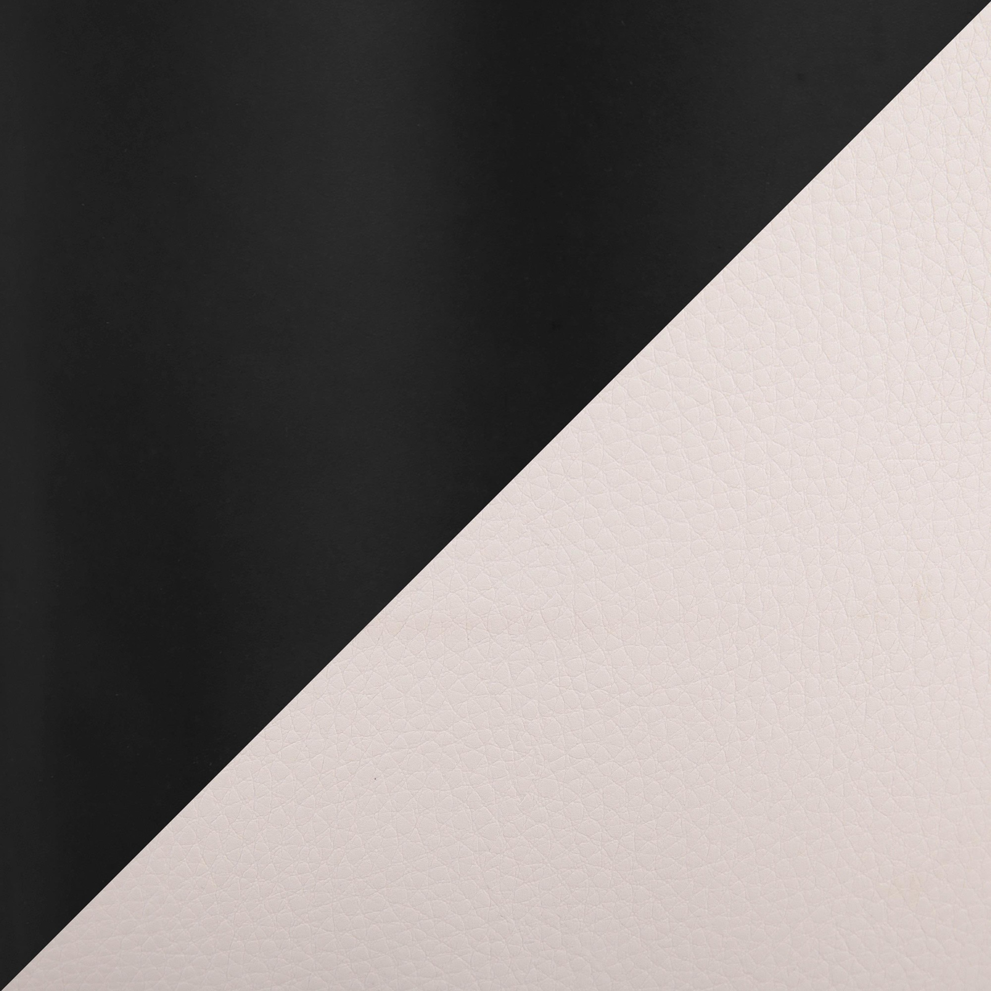 Toriano Black Steel Cream Faux Leather Contemporary Bar Stools (Set of 2) 10 Toriano Black Steel Cream Faux Leather Contemporary Bar Stools (Set of 2) - Image 10