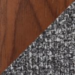 Toriano Walnut Grey Fabric Mid-Century Modern Counter Stools (Set of 2) 26 Toriano Walnut Grey Fabric Mid-Century Modern Counter Stools (Set of 2)