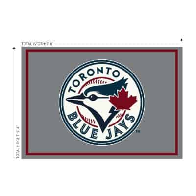 Toronto Blue Jays 6x8 Spirit Rug Officially Licensed MLB