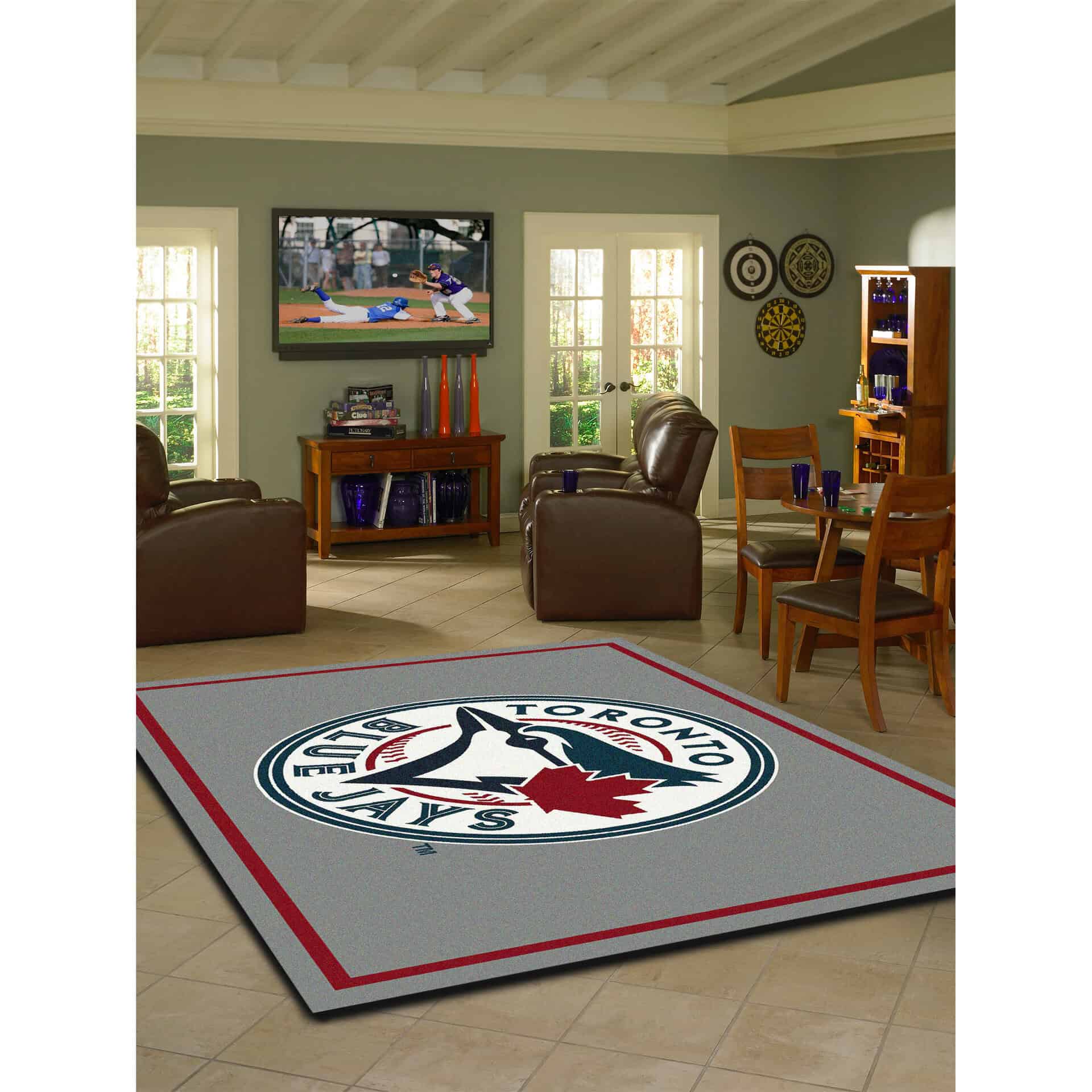Toronto Blue Jays 8x11 Spirit Rug Officially Licensed MLB 2 Toronto Blue Jays 8x11 Spirit Rug Officially Licensed MLB - Image 2