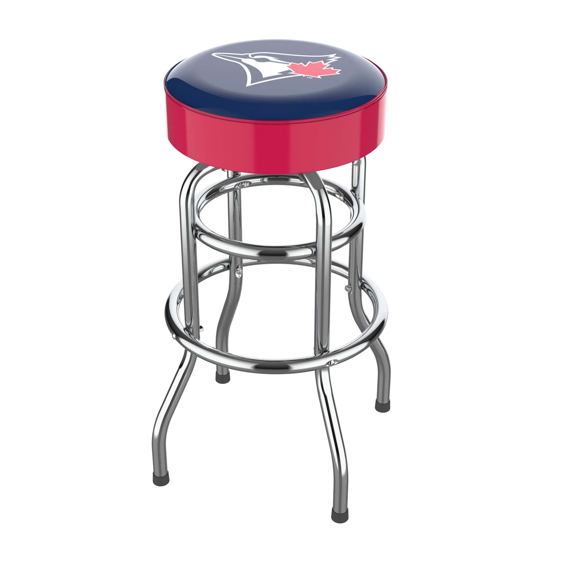 Toronto Blue Jays Chrome Bar Stool American Made Team Barstool 3 Toronto Blue Jays Chrome Bar Stool American Made Team Barstool - Image 3