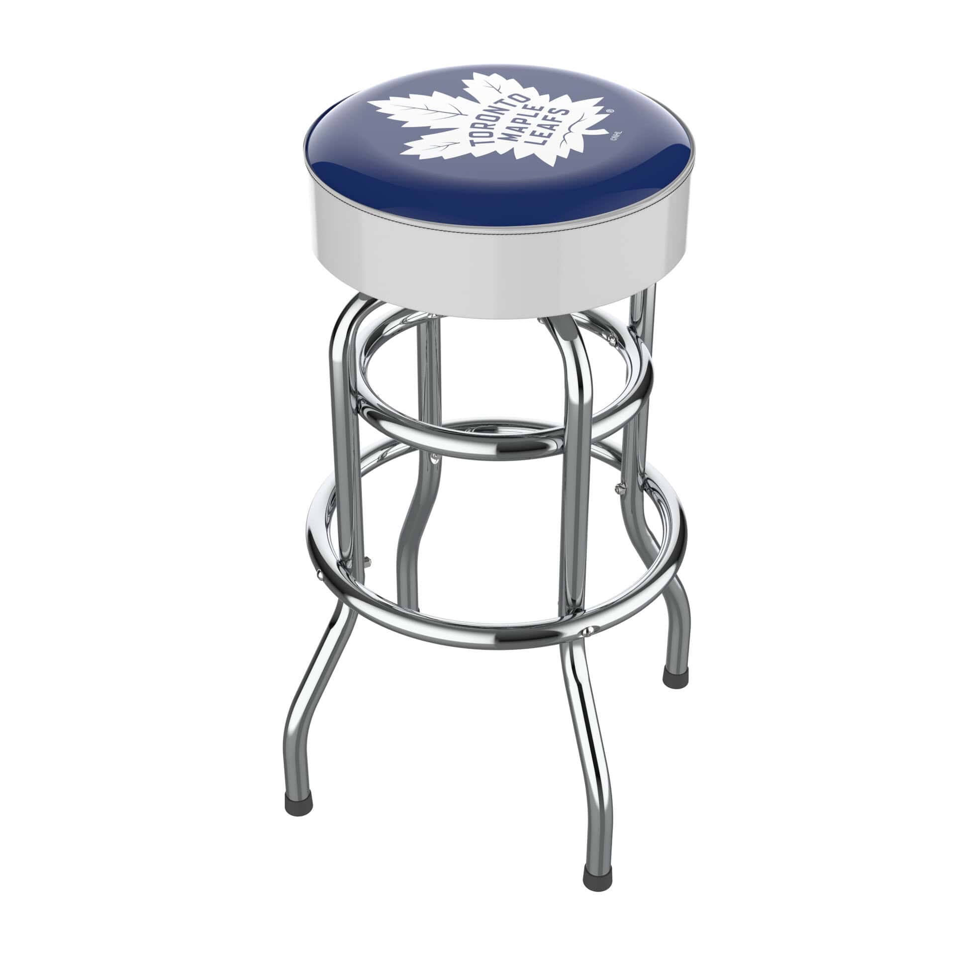 Toronto Maple Leafs Chrome Bar Stool 6 Toronto Maple Leafs Chrome Bar Stool - Image 6