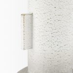 Torres Small Textured Off White w/ Gold Metal Vase