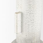 Torres Tall Textured Off White w/ Gold Metal Vase
