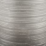 Toru Medium White w/ Grey Ombre Metal Vase