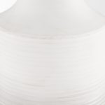 Toru Tall White w/ Grey Ombre Metal Vase