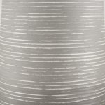 Toru Tall White w/ Grey Ombre Metal Vase