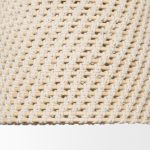 Tosha 1-Light Cotton Rope Bell Pendant