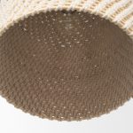 Tosha 1-Light Cotton Rope Bell Pendant