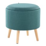 Tray Teal Contemporary Storage Ottoman Set 19 Tray Teal Contemporary Storage Ottoman Set