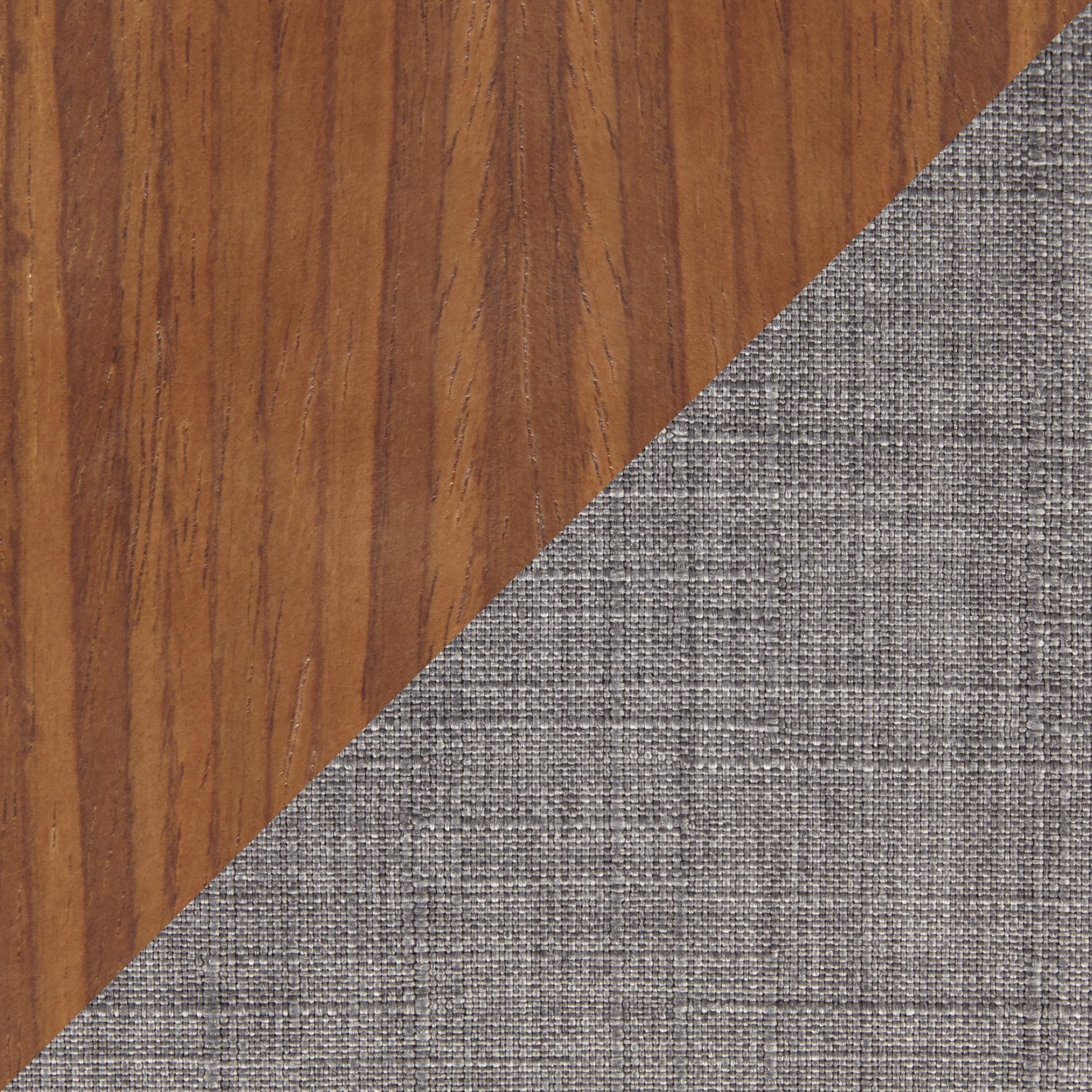 Trevi Mid-Century Modern Walnut and Grey Accent Chairs 10 Trevi Mid-Century Modern Walnut and Grey Accent Chairs - Image 10