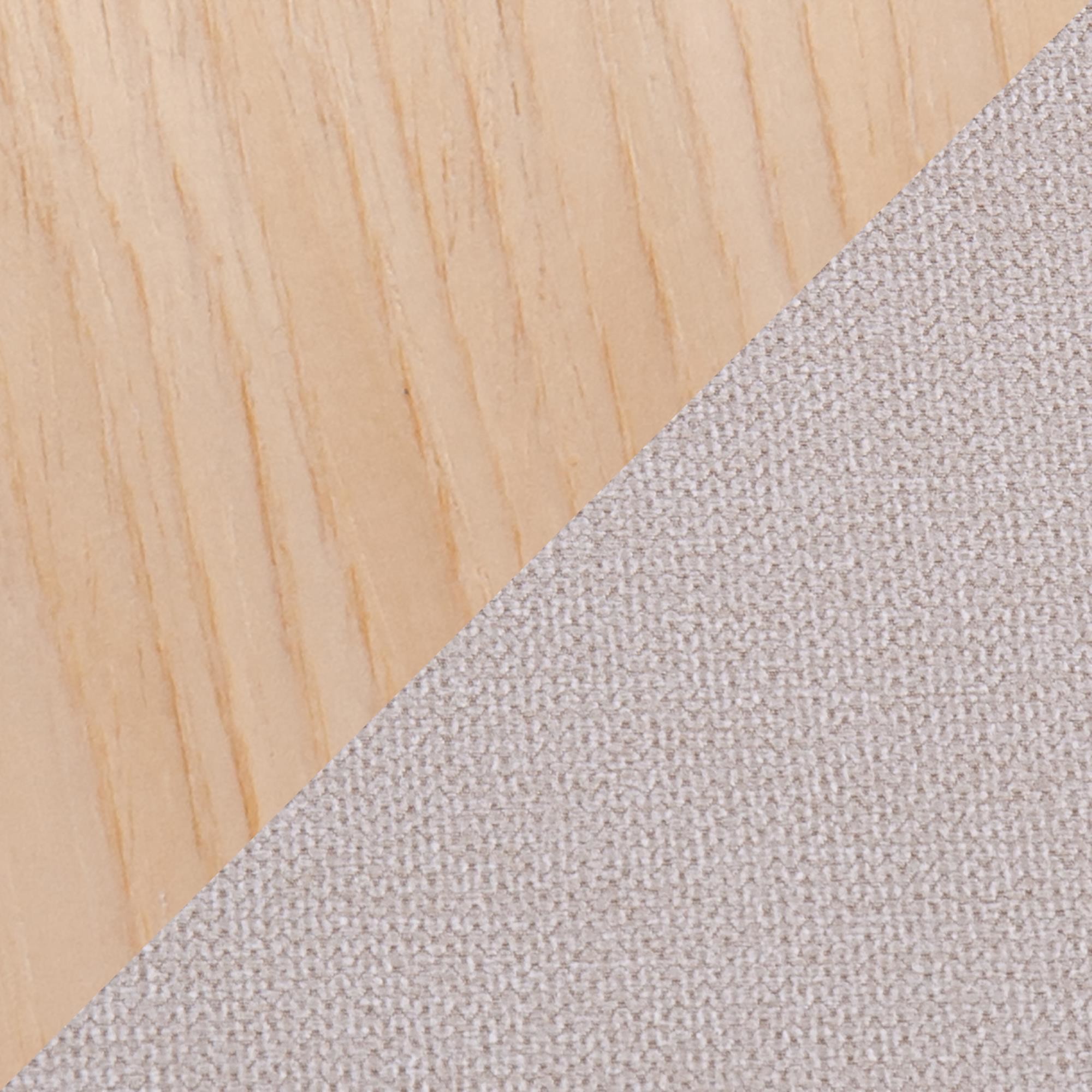 Trevi Mid-Century Natural Wood Cream Fabric Accent Chair 13 Trevi Mid-Century Natural Wood Cream Fabric Accent Chair - Image 13