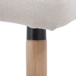 Trevi Natural Wood Cream Mid-Century Modern Dining Chairs 31 Trevi Natural Wood Cream Mid-Century Modern Dining Chairs
