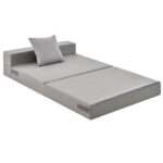 Tri-Fold Sofa Bed Mattress with Pillow for Compact Spaces