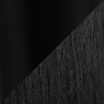 Trilogy Black Wood Round Glass Top Dinette Table