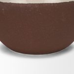 Tryna Large Beige w/ Matte Brown Ceramic Vase