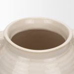 Tryna Large Beige w/ Matte Brown Ceramic Vase