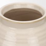 Tryna Small Beige w/ Matte Brown Ceramic Vase