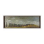 Tuscan View II by Mercana Studio a Framed Art Print