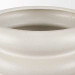 Twyla Tall Cream Glazed Floor Ceramic Vase