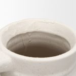 Tyrus Large Textured Matte White w/ Speckling Ceramic Vase