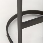Tyson 17L x 18W x 31H Brown/Gray Suede W/ Metal Frame Bar Stool