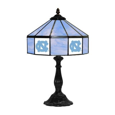 UNC 21-inch Glass Table Lamp