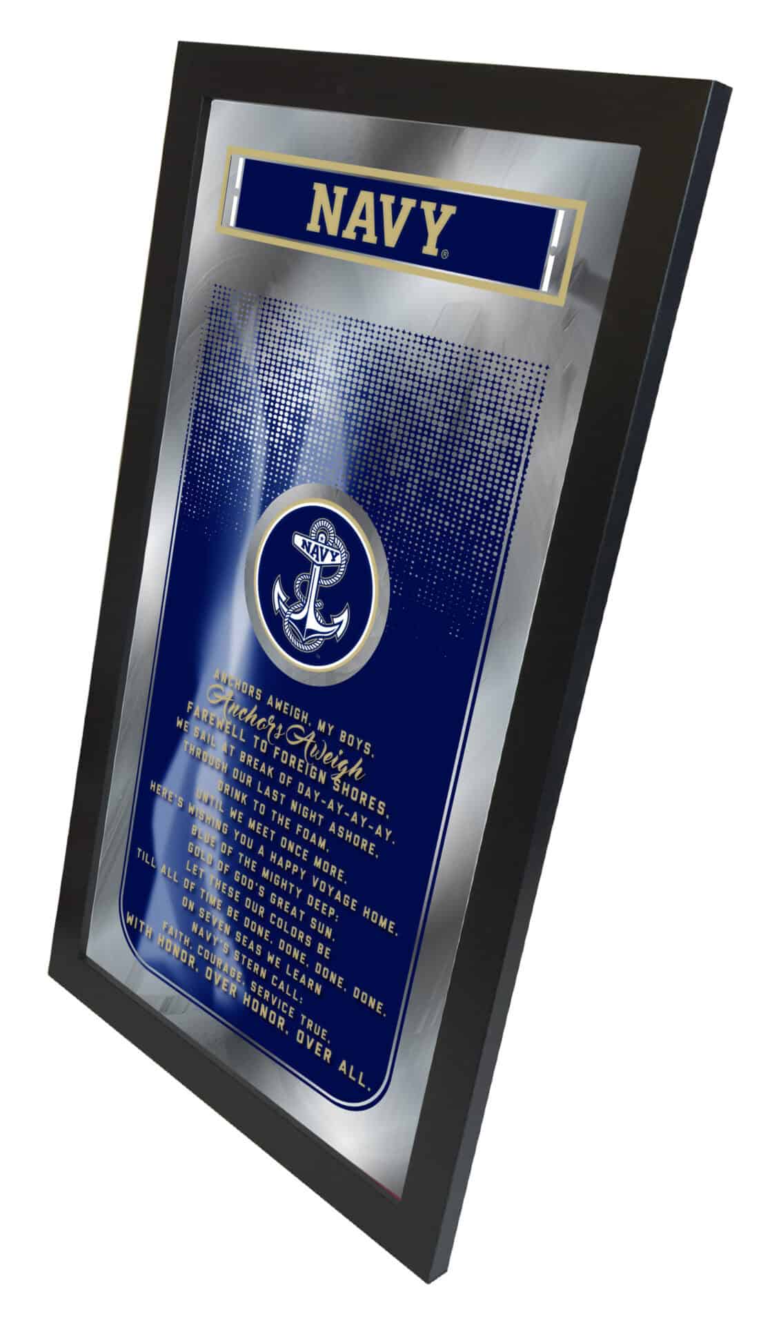 US Naval Academy 26x15 Fight Song Wall Mirror 2 US Naval Academy 26x15 Fight Song Wall Mirror - Image 2