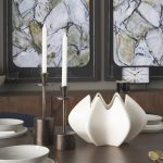 Ulrich Sculptural Cream Glazed Ceramic Vase