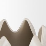 Ulrich Sculptural Cream Glazed Ceramic Vase