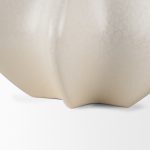 Ulrich Sculptural Cream Glazed Ceramic Vase
