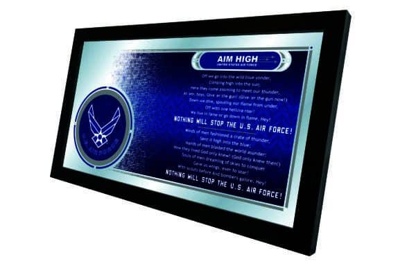 United States Air Force 26x15 Hymn Wall Mirror