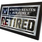 United States Air Force 26x15 Retired Wall Mirror 5 United States Air Force 26x15 Retired Wall Mirror