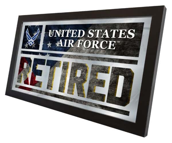 United States Air Force 26x15 Retired Wall Mirror