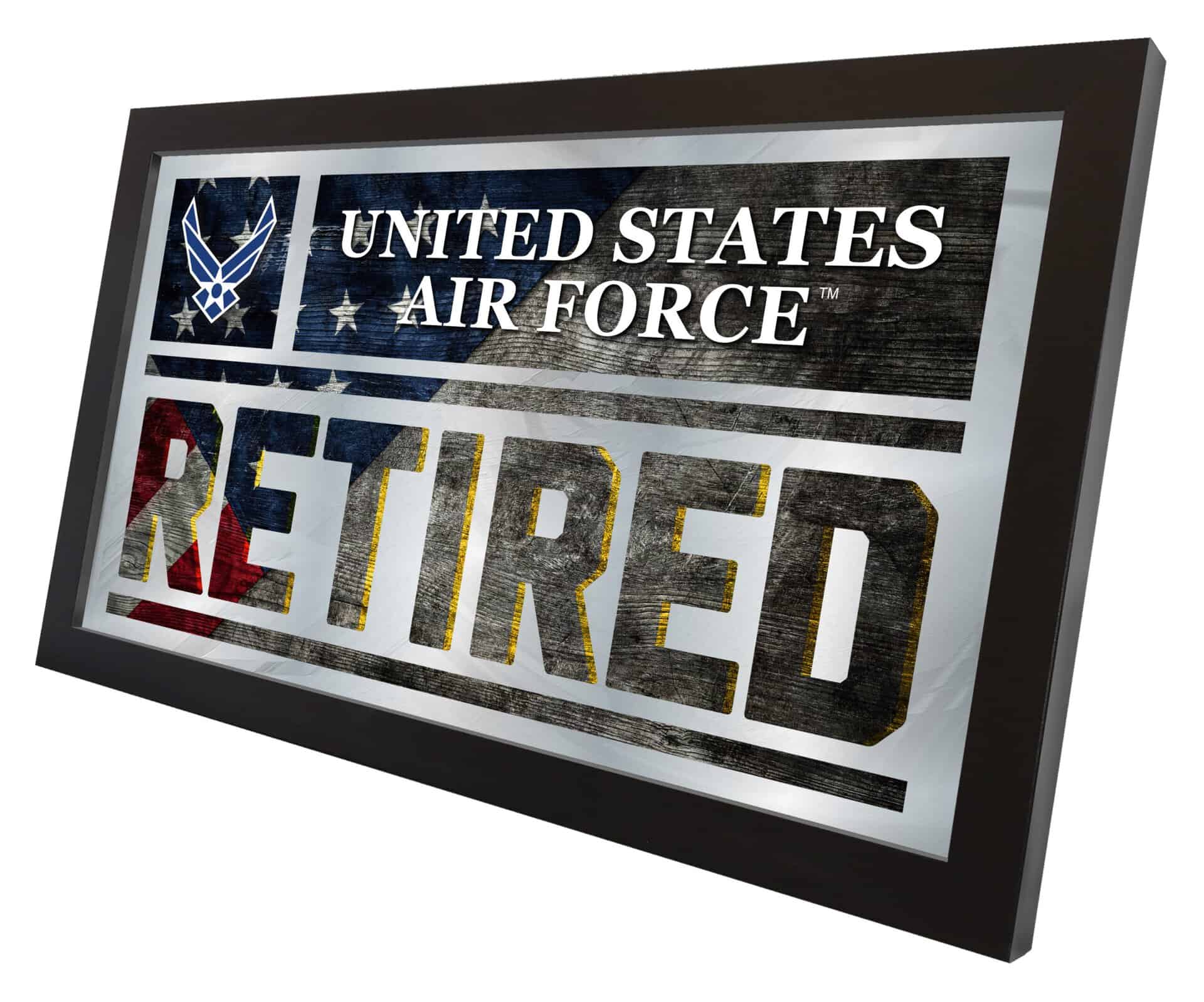 United States Air Force 26x15 Retired Wall Mirror 5 United States Air Force 26x15 Retired Wall Mirror