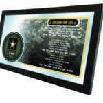 United States Army 26x15 Hymn Wall Mirror 5 United States Army 26x15 Hymn Wall Mirror