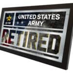 United States Army 26x15 Retired Wall Mirror 5 United States Army 26x15 Retired Wall Mirror