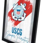 United States Coast Guard 17x22 Logo Wall Mirror (Alternate)