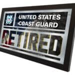United States Coast Guard 26x15 Retired Wall Mirror