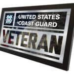 United States Coast Guard 26x15 Veteran Wall Mirror